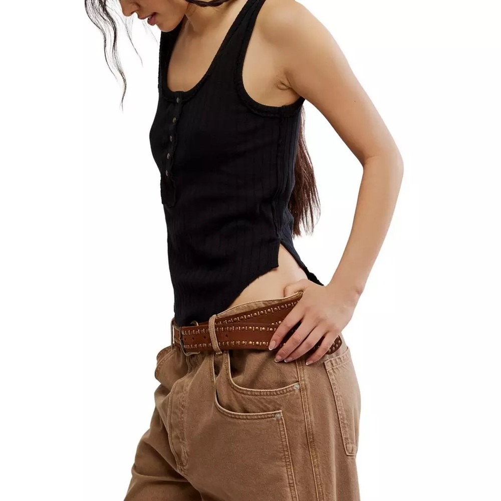 NWT Free People Bryson Henley Tank Top - Picture 2 of 6